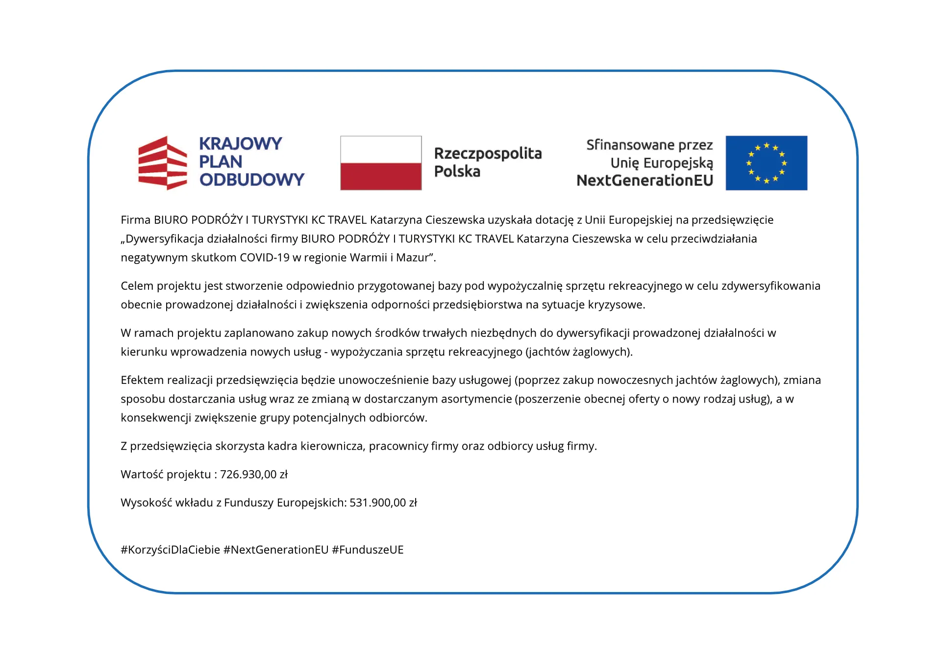 sfinansowane przez unię europejską